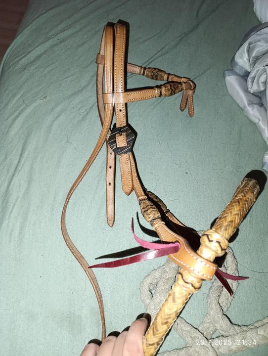 Uzdečka+bosal+mekate