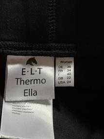 Jeggings ELT Termo Ella Grip sed dámské 🖤