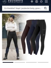 Jeggings ELT Termo Ella Grip sed dámské 🖤