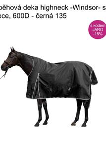 Výběhová deka HKM HighNeck Windsor Fleece