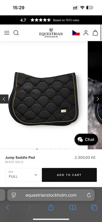 Equestrian Stockholm black gold