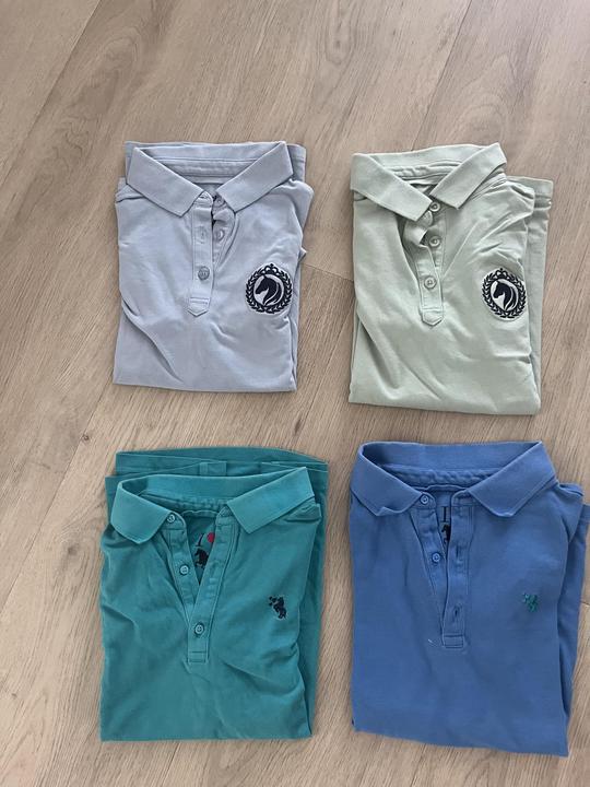 4 trička s límečkem