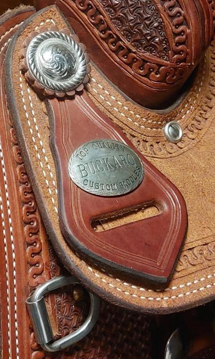 westernové roper sedlo Buckaroo Custom Saddles