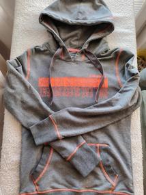 Eskadron Equestrian mikina S sivá s kapucňou jazdecká