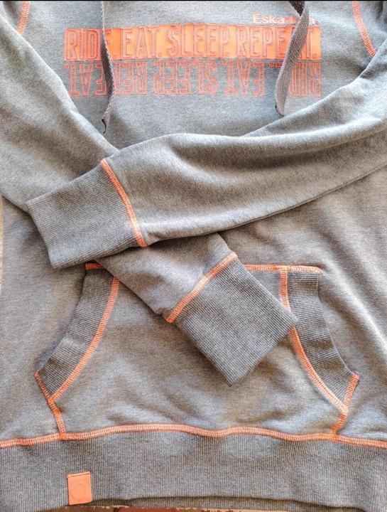 Eskadron Equestrian mikina S sivá s kapucňou jazdecká