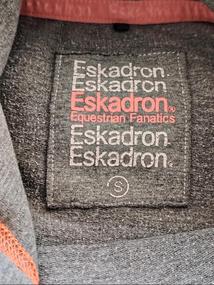 Eskadron Equestrian mikina S sivá s kapucňou jazdecká
