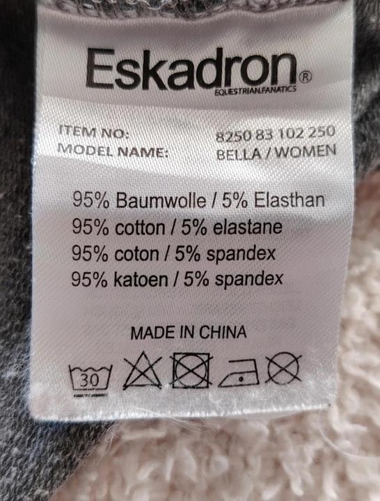 Eskadron Equestrian mikina S sivá s kapucňou jazdecká